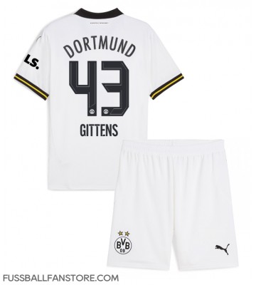 Borussia Dortmund Jamie Bynoe-Gittens #43 Replik 3rd trikot Kinder 2024-25 Kurzarm (+ Kurze Hosen)